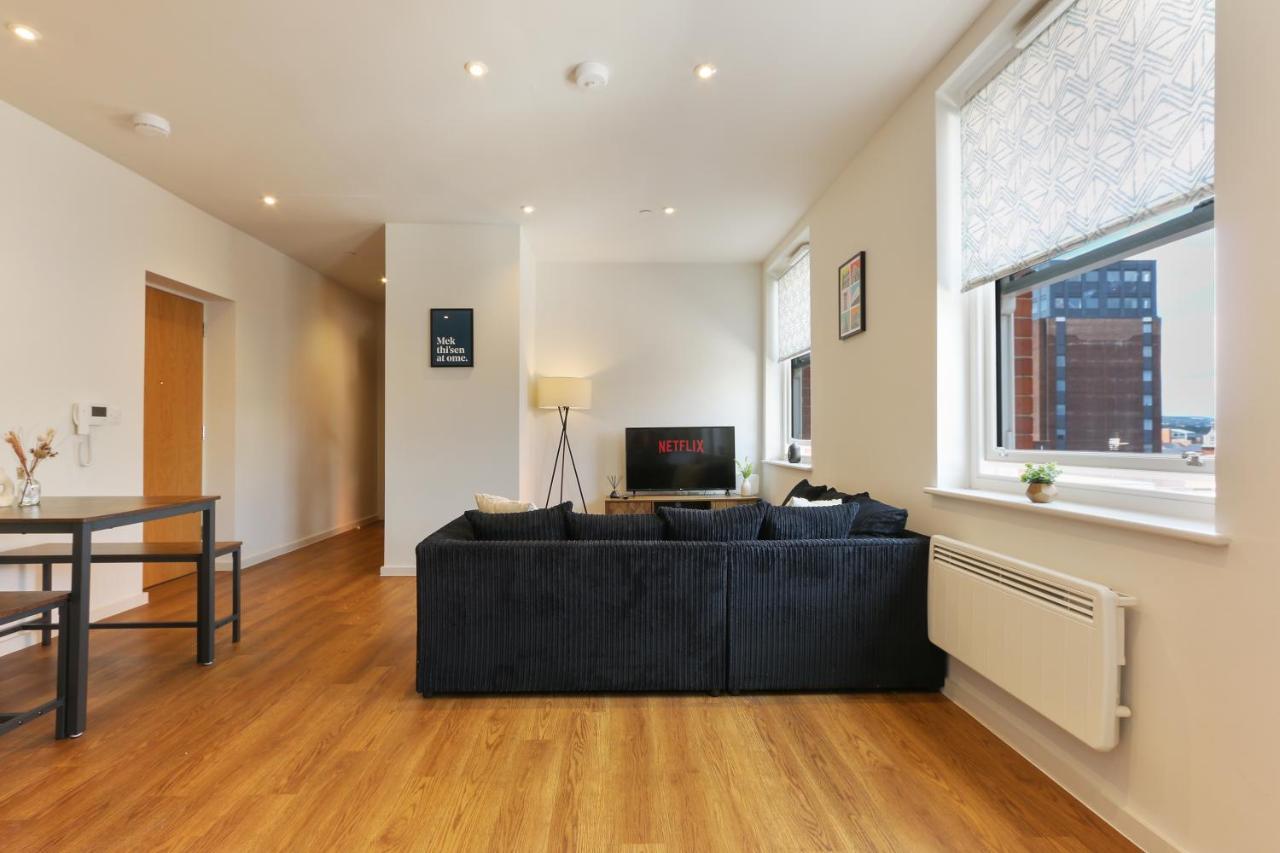 Modern 2-Bed Apartment, Free Parking, City Centre, Netflix & Pet Friendly - Hosted By Stay Host Save Sheffield Ngoại thất bức ảnh